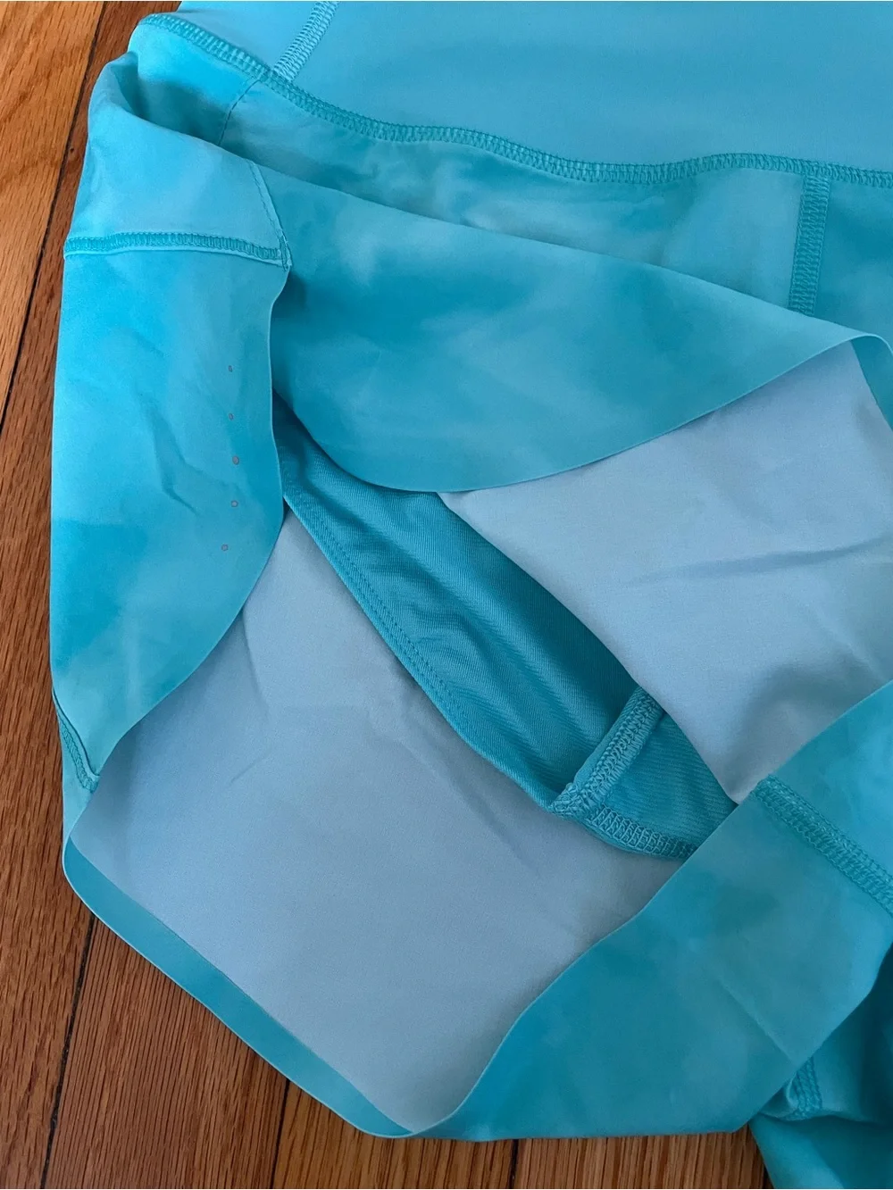 Athleta Aqua Blue 3.5” Athletic Running Shorts with Wide Waistband XS